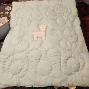 Vintage Quiltex Baby Quilt & Pillow Set